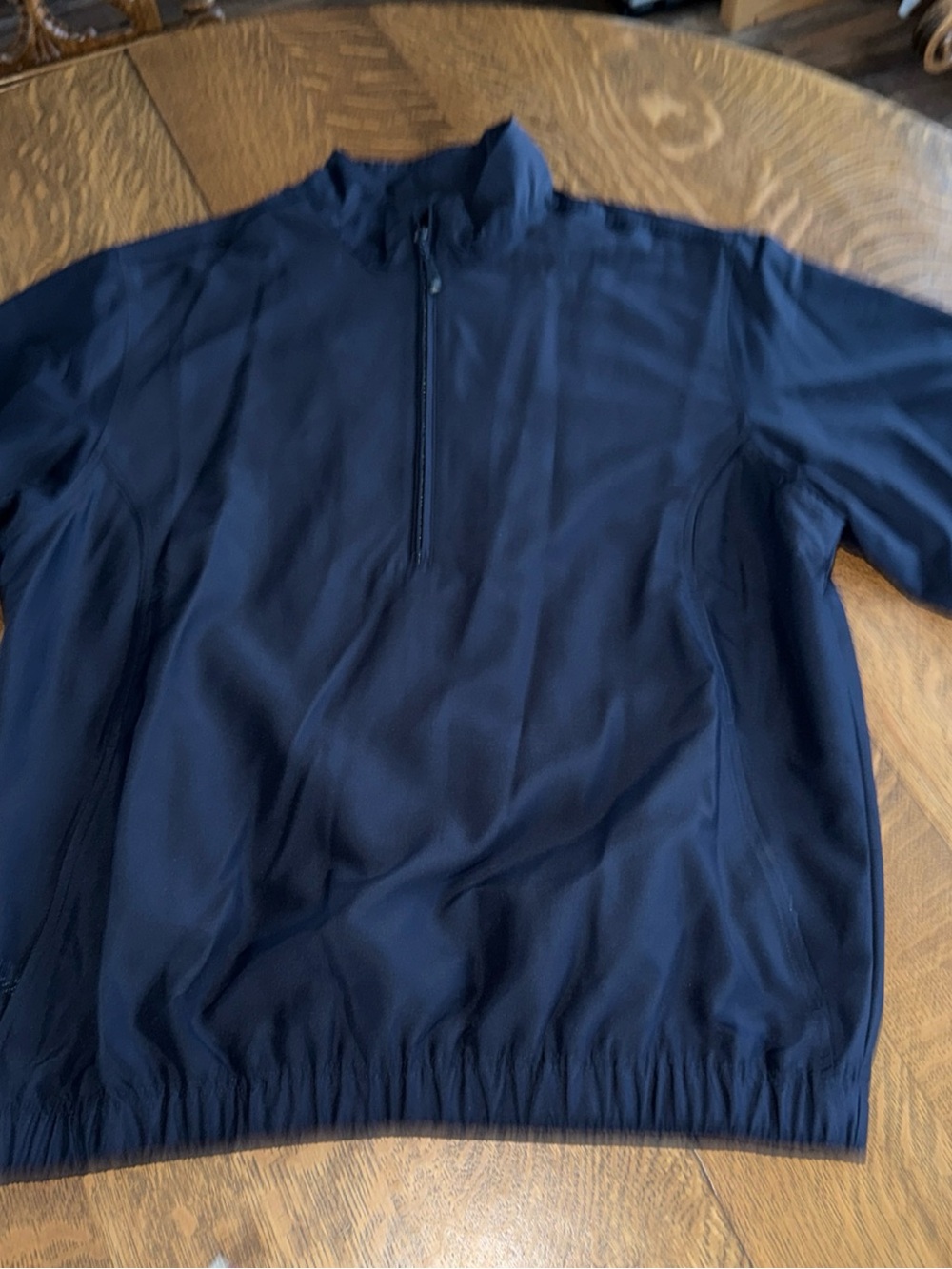 Cutter & Buck Black Half-Zip Windbreaker